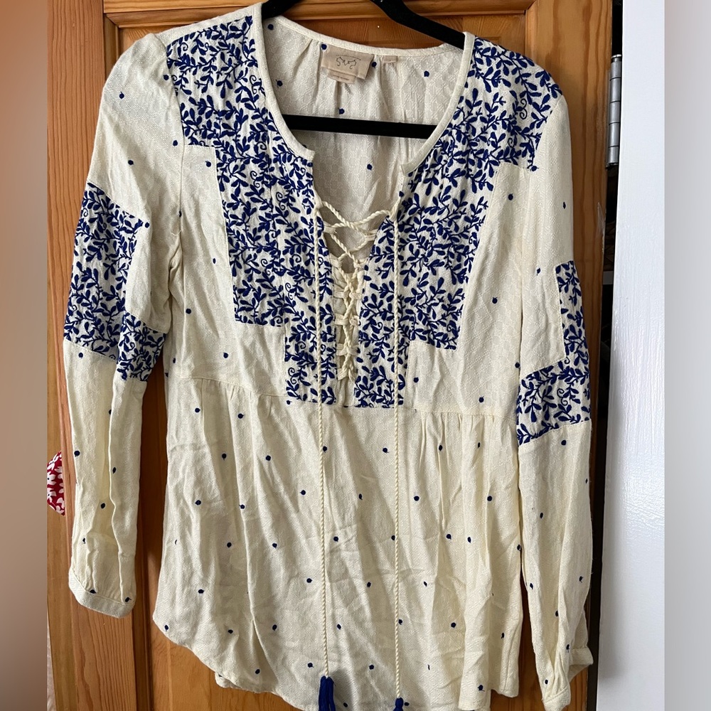 Anthro blouse